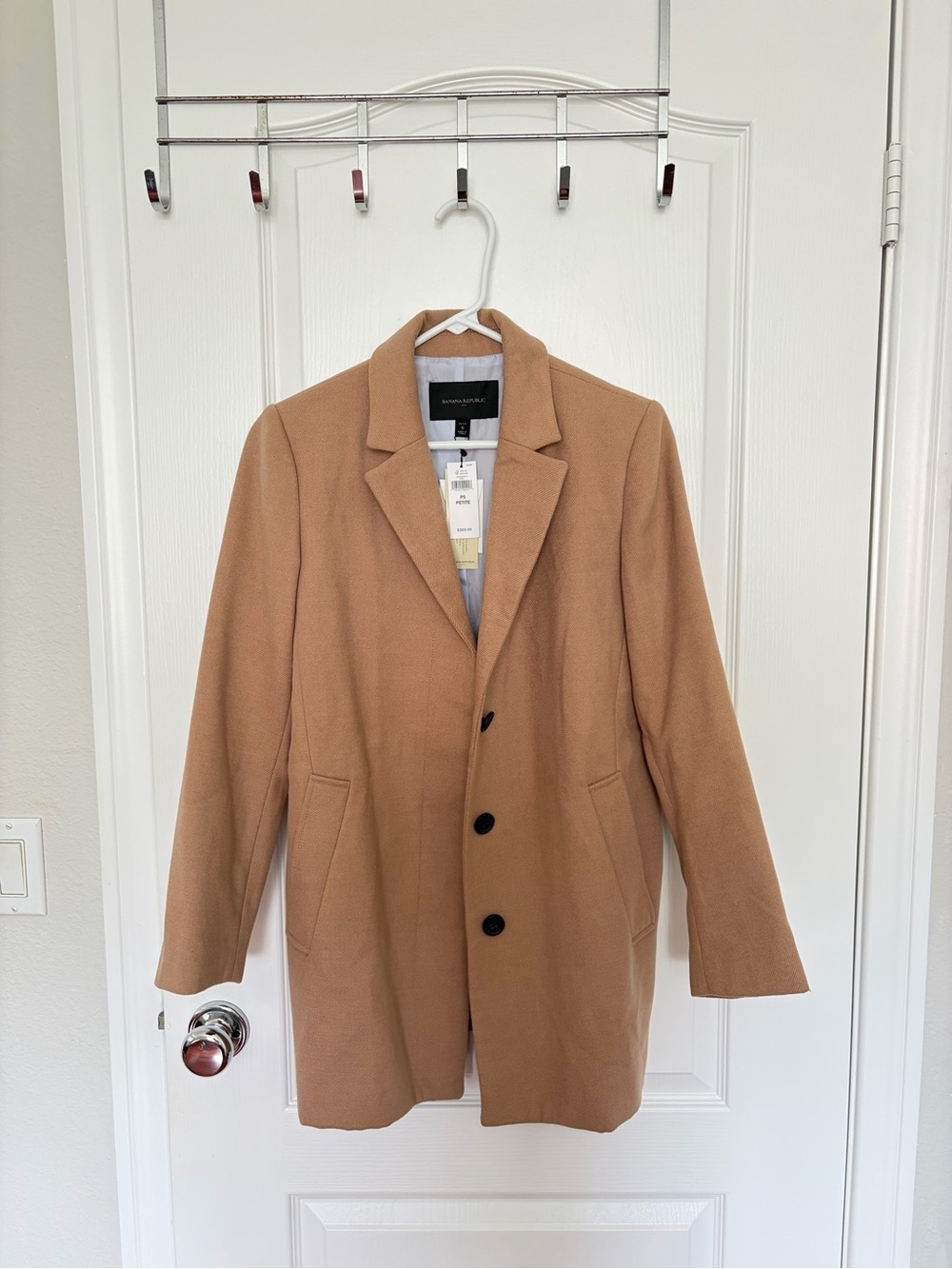 Banana Republic Women’s Camel Pea Coat - Tan